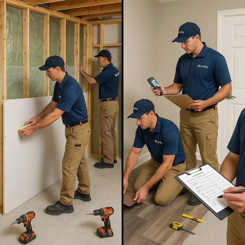 Repairs and Reconstruction process in Newton Falls, OH